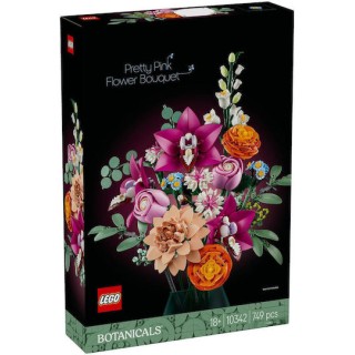 Lego Botanical Collection Pretty Pink Flower Bouquet για 18+ Ετών 749τμχ 10342