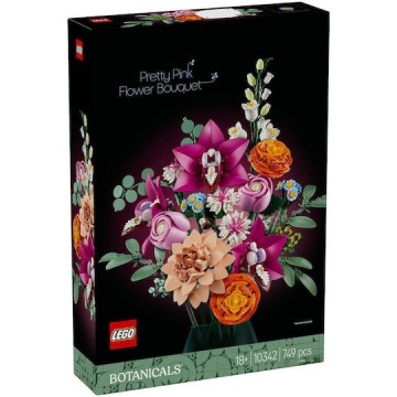 Lego Botanical Collection Pretty Pink Flower Bouquet για 18+ Ετών 749τμχ 10342