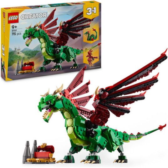 Lego Creator Medieval Dragon για 9+ Ετών 715τμχ 31161