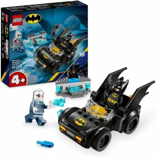 Lego DC Super Heroes Batman & Batmobile vs. Mr. Freeze για 4+ Ετών 63τμχ 76301