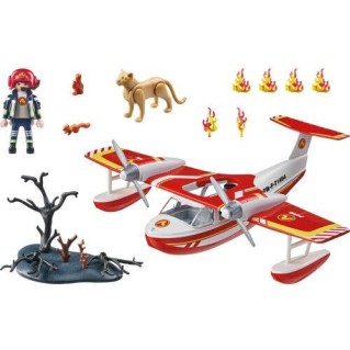Playmobil Action Heroes Πυροσβεστικό Υδροπλάνο για 4-10 ετών 71463