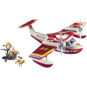Playmobil Action Heroes Πυροσβεστικό Υδροπλάνο για 4-10 ετών 71463