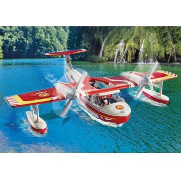 Playmobil Action Heroes Πυροσβεστικό Υδροπλάνο για 4-10 ετών 71463