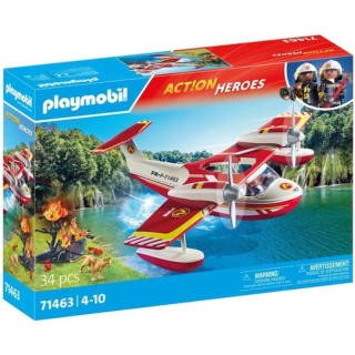 Playmobil Action Heroes Πυροσβεστικό Υδροπλάνο για 4-10 ετών 71463