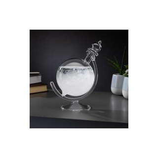 Source Storm Glass Globe Εντυπωσιακό Διακοσμητικό Βαρόμετρο Γραφείου Κρυσταλλική Αντίδραση