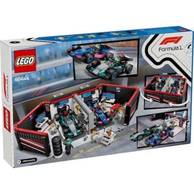 Lego City F1® Garage & Mercedes-AMG & Alpine Cars για 7+ Ετών 678τμχ 60444