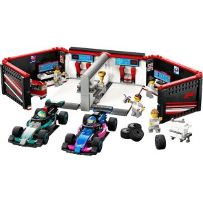 Lego City F1® Garage & Mercedes-AMG & Alpine Cars για 7+ Ετών 678τμχ 60444