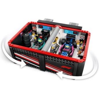 Lego City F1® Garage & Mercedes-AMG & Alpine Cars για 7+ Ετών 678τμχ 60444