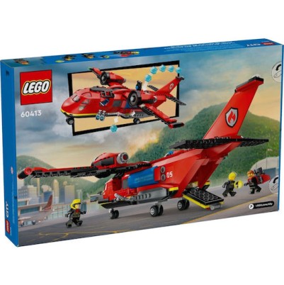 Lego City Fire Rescue Plane για 6+ Ετών 60413