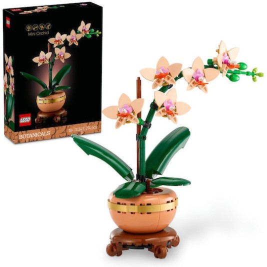 Lego Botanical Collection Mini Orchid για 18+ Ετών 274τμχ 10343