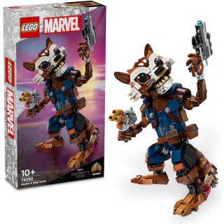 Lego Marvel Rocket & Baby Groot for 10+ Years 566pcs 76282