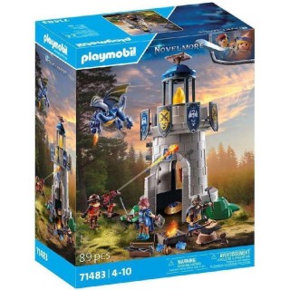 Playmobil Novelmore Πύργος Ιπποτών Με Δράκο Και Σιδηρουργό για 4-10 ετών 71483