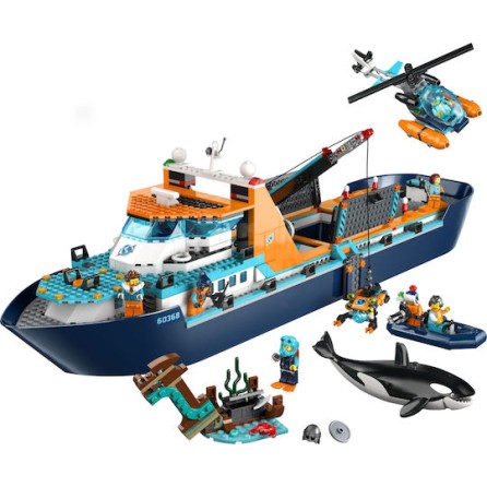 Lego City Arctic Explorer Ship for 7+ Years 815pcs 60368