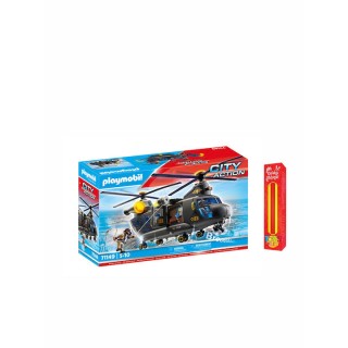 Playmobil Toy Candle City Action Helicopter 71149
