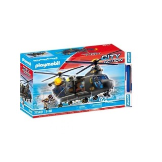 Playmobil Toy Candle City Action Helicopter 71149