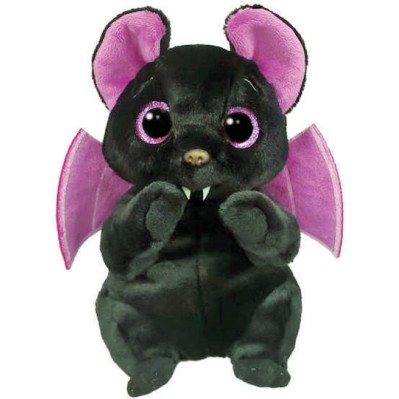 TY Beanie Bellies Χνουδωτή Νυχτερίδα Μαύρη 15εκ 1607-37384