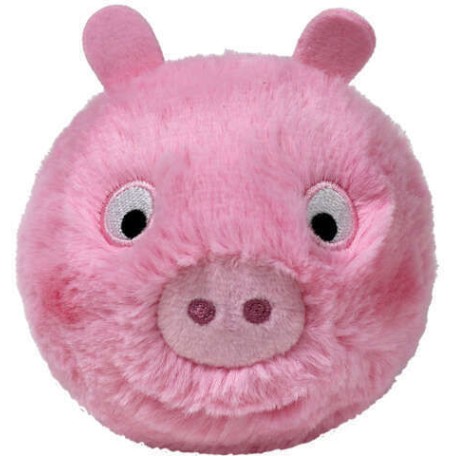 TY Beanie Bouncers George Pig Χνουδωτό Μπαλάκι που Αναπηδάει Ροζ 1607-83039