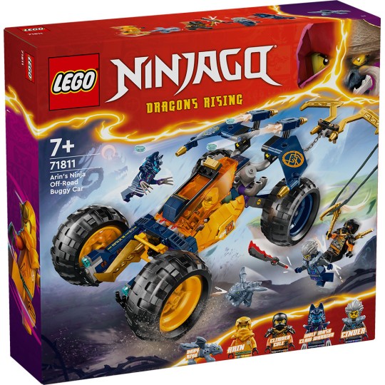 Lego Ninjago Arin's Ninja Off-Road Buggy Car for 7+ Years 267pcs 71811