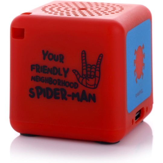 Bitty Boomers Box Marvel Spider-Man Bluetooth Φορητό Ηχείο Κυβάκι 3.8cm