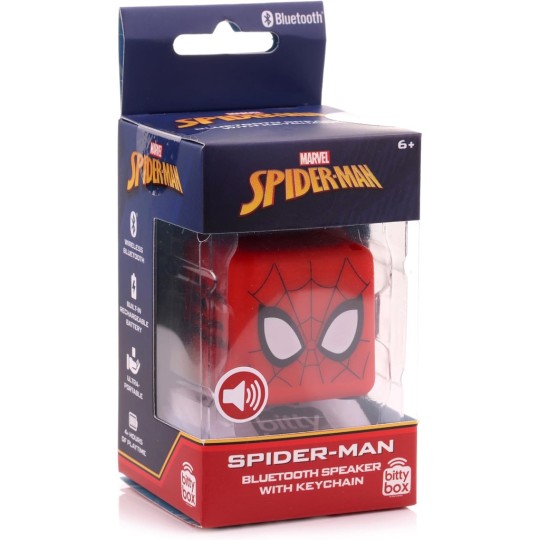 Bitty Boomers Box Marvel Spider-Man Bluetooth Φορητό Ηχείο Κυβάκι 3.8cm