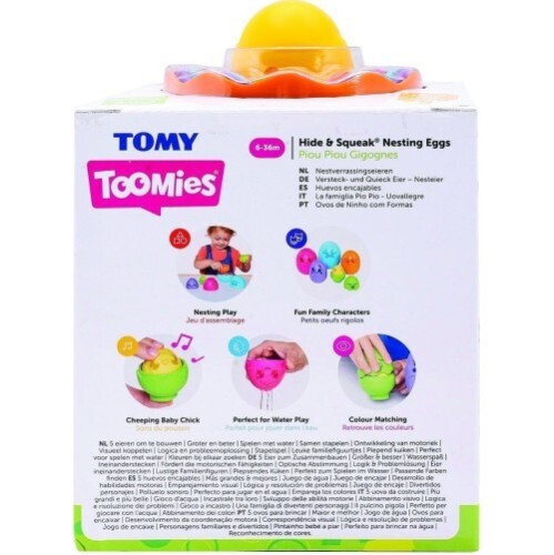 AS Tomy Toomies Βρεφικό Παιχνίδι Αυγουλάκια Στη Φωλιά