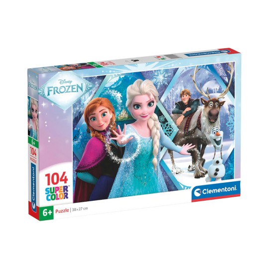 Clementoni Παιδικό Παζλ Super Color Disney Frozen 104 τμχ