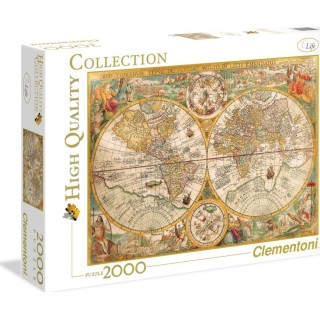 AS Clementoni High Quality Collection Παζλ 2000 Αρχαιος Χαρτης 1220-32557