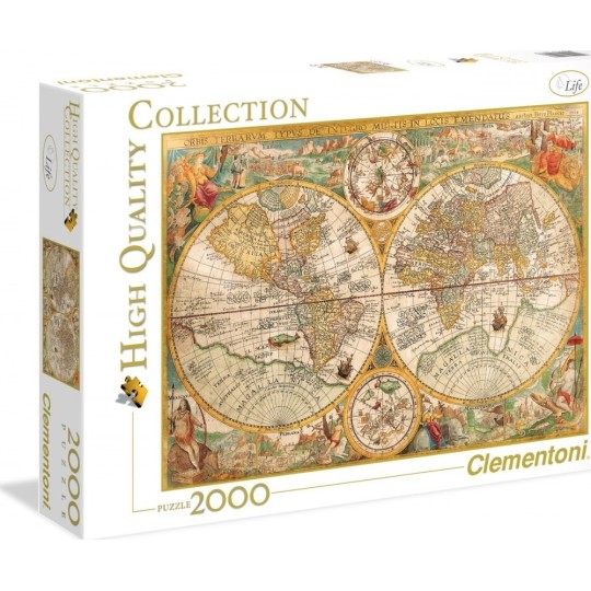 AS Clementoni High Quality Collection Παζλ 2000 Αρχαιος Χαρτης 1220-32557 AS Clementoni High Quality Collection Παζλ 2000 Αρχαιος Χαρτης 1220-32557