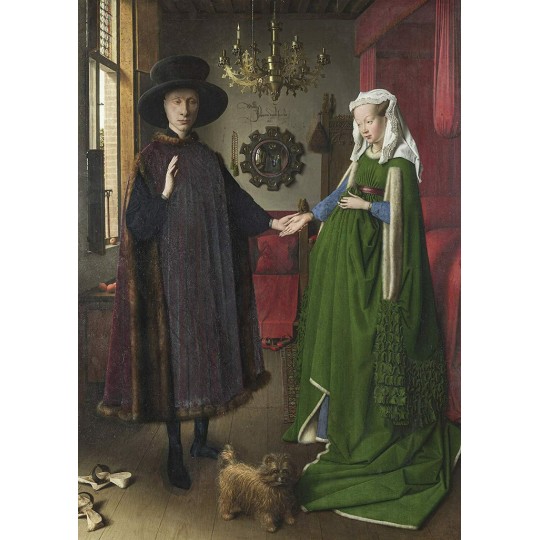 AS Clementoni Παζλ 1000 HQ Museum Van Eyck: The Arnolfini Wedding 1260-39266