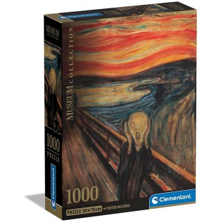 AS Clementoni Παζλ 1000 Museum Munch Η Κραυγή 1260-39791