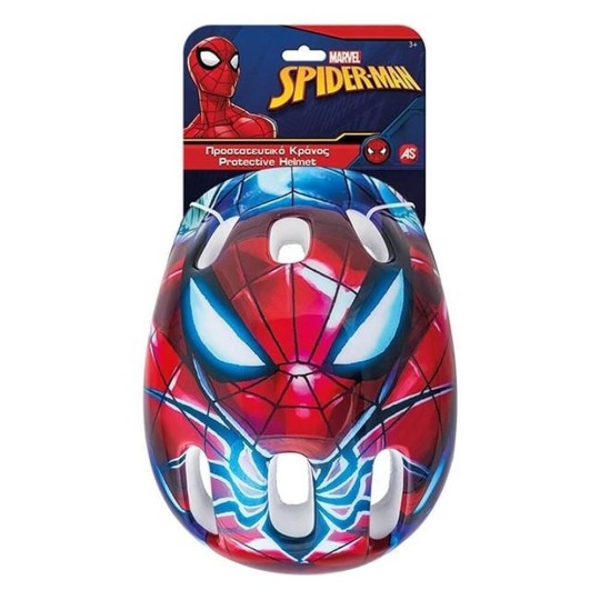 AS Κράνος Προστατευτικό Παιδικό Spiderman Medium 5004-50270