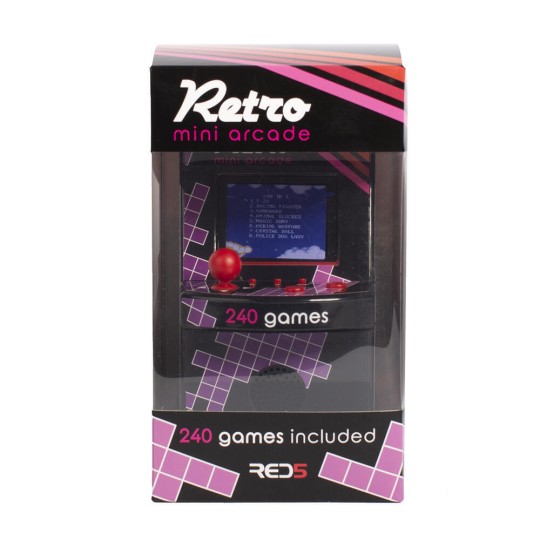 RED5 Retro Mini Arcade Machine Παιχνιδομηχανή με 240 Retro Παιχνίδια