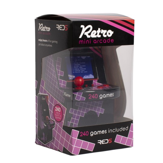 RED5 Retro Mini Arcade Machine Παιχνιδομηχανή με 240 Retro Παιχνίδια