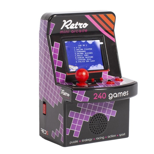 RED5 Retro Mini Arcade Machine Παιχνιδομηχανή με 240 Retro Παιχνίδια