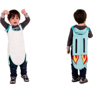 Allocacoc Παιδική Ποδιά/Κάπα Ποδιά Ζωγραφικής Πύραυλος