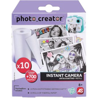 As Photo Creator Instant Camera10 Ρολά Φωτογραφικό Χαρτί (1863-70605)