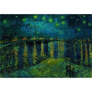 Clementoni Παζλ Museum Collection Van Gogh: Έναστρη Νύχτα Πάνω από το Ρήνο 1000 τμχ - Compact Box