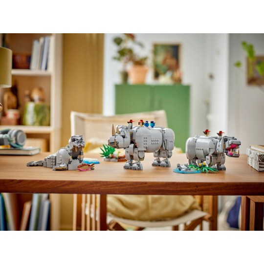 Lego Majestic Rhino With Birds 31171 Creator 3in1