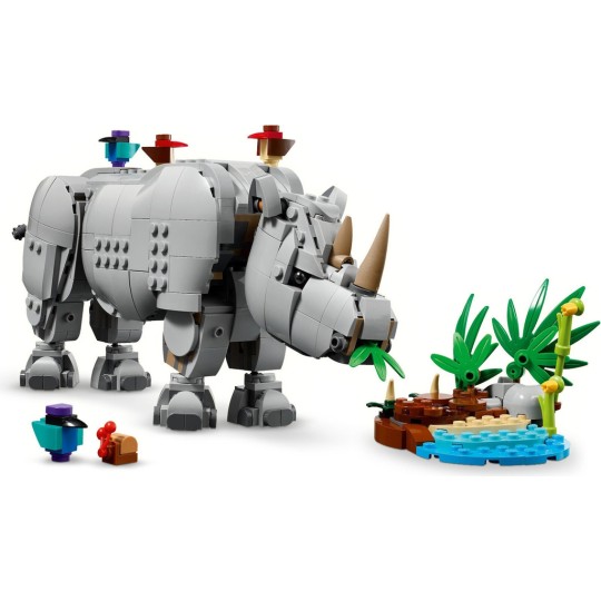 Lego Majestic Rhino With Birds 31171 Creator 3in1