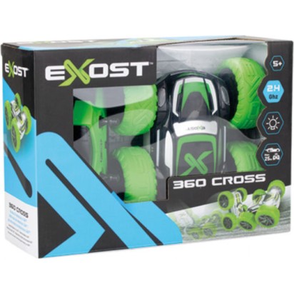 AS Company Exost 360 Cross LED Τηλεκατευθυνόμενο Αυτοκίνητο (7530-20247) - Πράσινο