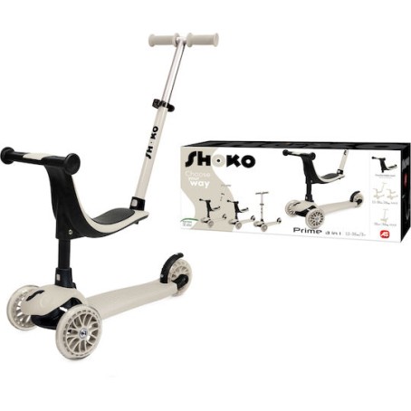 AS Shοko Scooter Premium 3 In 1 Ash Cloud Για 12+ Μηνών 5004-50531 AS Shοko Scooter Premium 3 In 1 Ash Cloud Για 12+ Μηνών 5004-50531