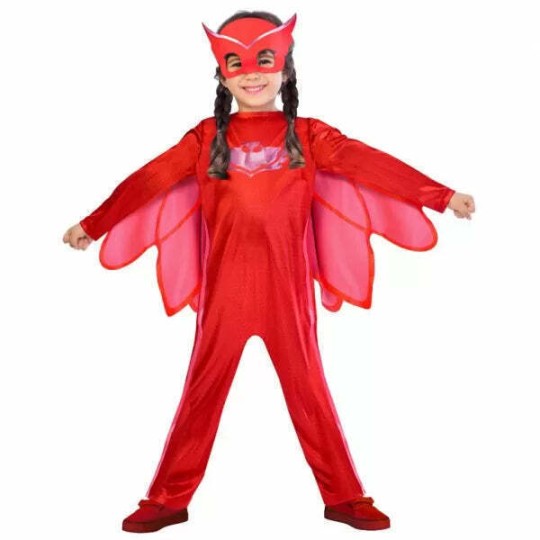 Ciao Παιδική στολή PJ Masks Owlette Κόκκινη 2-4 ετών
