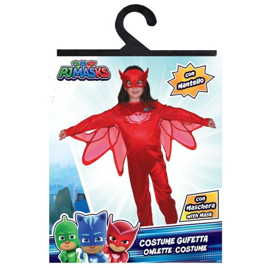 Ciao Παιδική στολή PJ Masks Owlette Κόκκινη 2-4 ετών