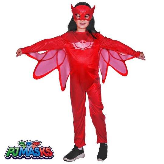 Ciao Παιδική στολή PJ Masks Owlette Κόκκινη 2-4 ετών
