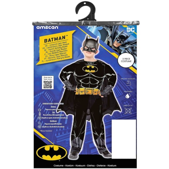 Αποκριάτικη Παιδική Στολή Batman Deluxe Amscan 4-6 ετών