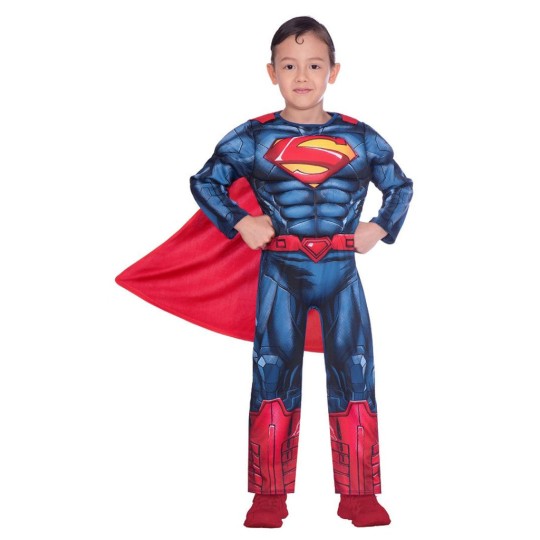 Στολή Παιδική Superman Deluxe Amscan 3-4 ετών Στολή Παιδική Superman Deluxe Amscan 3-4 ετών