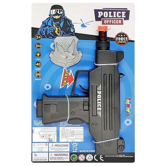 Μίνι Οπλοπολυβόλο Μπαταρίας Police 18x29x3cm 68-792