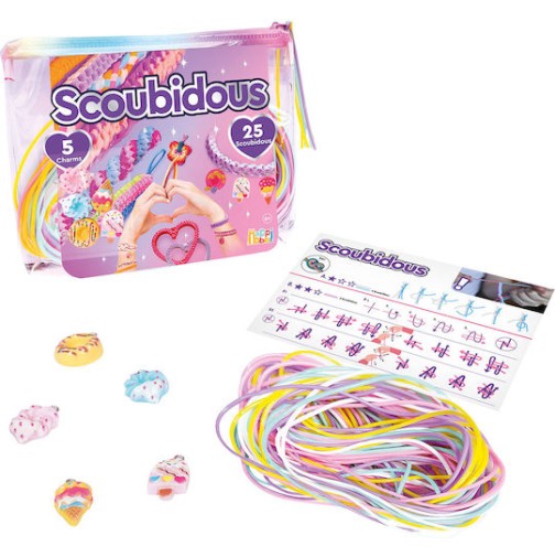 HappiHobbi Scoubidous Τσαντάκι Με 25 Scoubidous & Αξεσουάρ Για 6+ 1080-25569