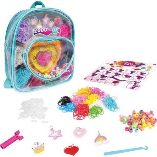 AS Plexi AS Plexi Flexi Σακίδιο Πλάτης Με 2000 Λαστιχάκια & 35 Αξεσουάρ Για 5+