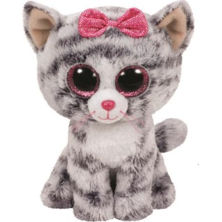TY Beanie Boos Kiki Λούτρινο Γατάκι Γκρί 15cm 36852